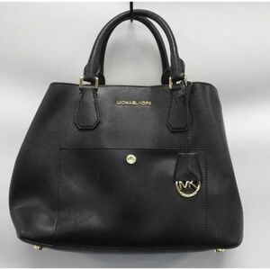Michael‎ Kors Women's Black Greenwich Large Leather Tote
